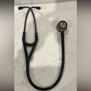 Gently Used Littmann Cardiology 4 IV Black and Gold Stethoscope